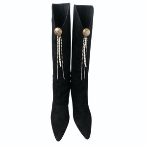 Magda Butrym black boots with ornaments, size 39